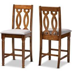 Baxton Studio Darcie Bar Stool 108cm 2pcs