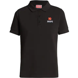 Kenzo Crest Logo Polo Shirt - Black