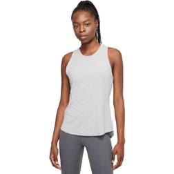 Nike Dri-fit One Luxe Top - Particle Grey/Heather/Reflective