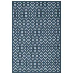 Safavieh Courtyard Durres Beige, Blå 160.02x231.14cm