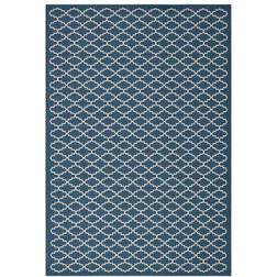 Safavieh Courtyard Durres Blue, Beige 121.92x170.18cm