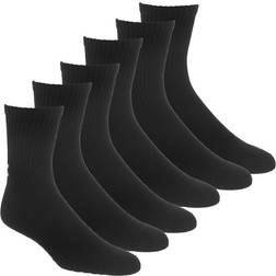 Under Armour Training Cotton Crew Socks 6-Pack - Schwarz