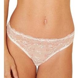 Cosabella Savona Low Rise Thong - Mandorla/Moon Ivory