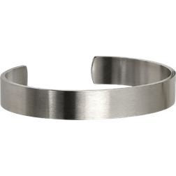 Chisel Brushed Cuff Bracelet - Silver