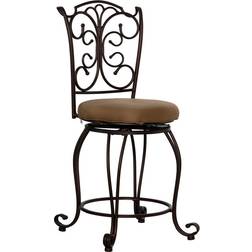 Linon Gathered Bar Stool 41.1"