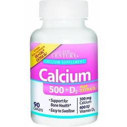 21st Century Calcium 500 + D3 15mcg 90 pcs