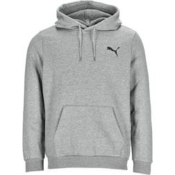 Puma Essential Small Logo Hoodie - Medium Grey Heather