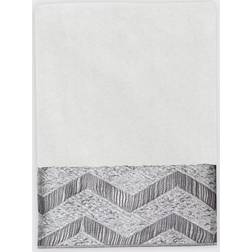 Avanti Chevron Galaxy Guest Towel White (76.2x40.64)