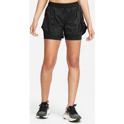 Nike Icon Clash Tempo Lux Short White/Black Female