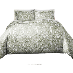 Pointehaven Boho Duvet Cover Green (228.6x223.52cm)