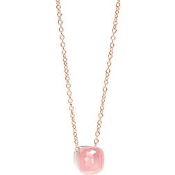 Pomellato Nudo Pendant with Chain - Rose Gold/White Gold/Quartz