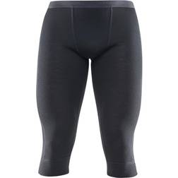 Devold Herren Unterhose Hiking 3/4 Long Johns - Black