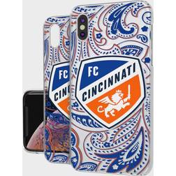 Strategic Printing FC Cincinnati iPhone XS Max Paisley Clear Case