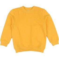 Leveret Classic Solid Color Pullover Sweatshirt - Yellow (29415188037706)