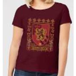 Harry Potter Gryffindor Crest T-Shirt - Burgunderrot