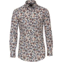 Olymp Chemise Coupe Cintrée - Gris