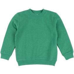 Leveret Classic Solid Color Pullover Sweatshirt - Green (29415187742794)