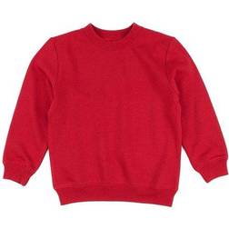 Leveret Classic Solid Color Pullover Sweatshirt - Red (29415186858058)