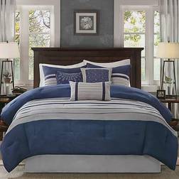 Madison Park Palmer Bedspread Blue (228.6x228.6)