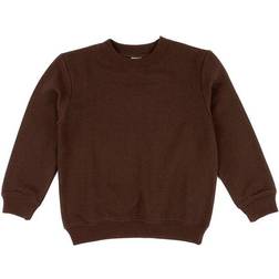 Leveret Neutral Solid Color Pullover Sweatshirt - Brown (29415189807178)