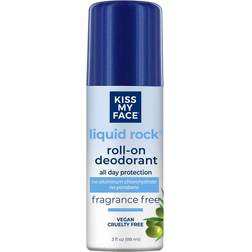 Kiss My Face Liquid Rock Fragrance Free Deo Roll-on 3fl oz