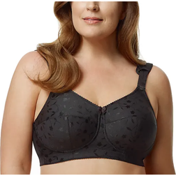 Elila Sidney Jacquard Wire Free Bra - Black