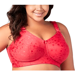 Elila Sidney Jacquard Wire Free Bra - Red