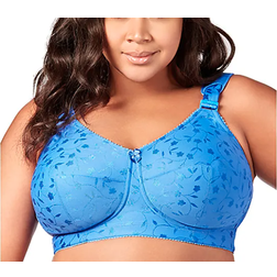 Elila Sidney Jacquard Wire Free Bra - Cobalt Blue