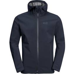 Jack Wolfskin JWP Shell Regnjakke - Night Blue