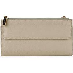 Dopp Cosmopolitan Leather Organizer Wallet - Khaki