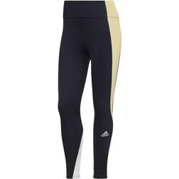 Adidas Own the Run Colorblock 7/8 Tights Women - Legend Ink/Reflective Silver