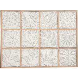 Plant Tiles Wall Decor 43x32"