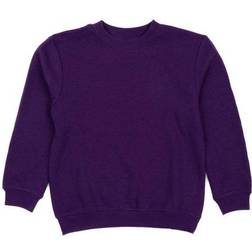 Leveret Boho Solid Color Pullover Sweatshirt - Dark Purple (32455525761098)