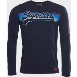 Superdry Cali Top Med Stribedesign - Vintage Logo