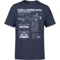 Back To The Future DeLorean Schematic T-Shirt