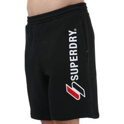 Superdry Short À Motif Appliqué Sportstyle Noir