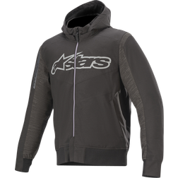 Alpinestars Rhod Windstopper Motorrad Hoodie - Schwarz/Grau