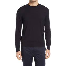 Theory Pull À Col Rond En Laine Regal - Navy