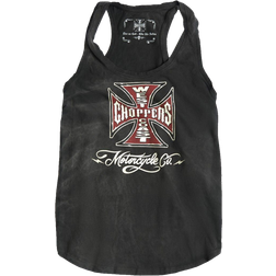 West Coast Choppers Motorcycle Co. Ladies Tank Top, black, for Women