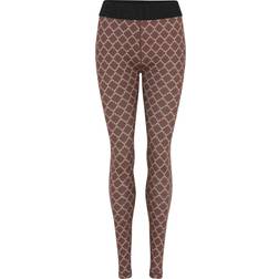 Decoy Hype The Detail Printed Leggings - Brown