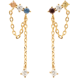 Pdpaola Mana Örhängen 18 kt - Gold/Multicoloured