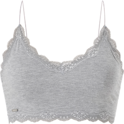 Magic Cozy Crop Top - Heather Grey