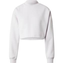 Urban Classics Cropped Oversized Sweat High Neck Crew - Beige