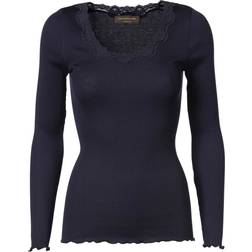 Rosemunde Lace Blouse - Navy