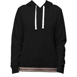 Calvin Klein LINGERI PULL OVER HOODIE 6138E SWX (Black, M)