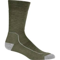 Icebreaker Chaussettes Anatomica Hike+ Medium Crew Femme - Black/Mink/Monsoon