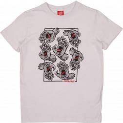 Santa Cruz Youth Crowd Hand T-Shirt - White