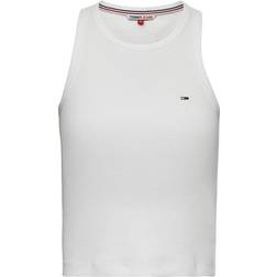 Tommy Hilfiger Jeans Rib Sleeveless T-Shirt - White