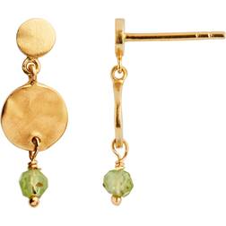 Stine A Petit hammered coin Peridot(1 stk