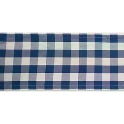 Design Imports Buffalo Tablecloth White, Blue (274.32x35.56cm)